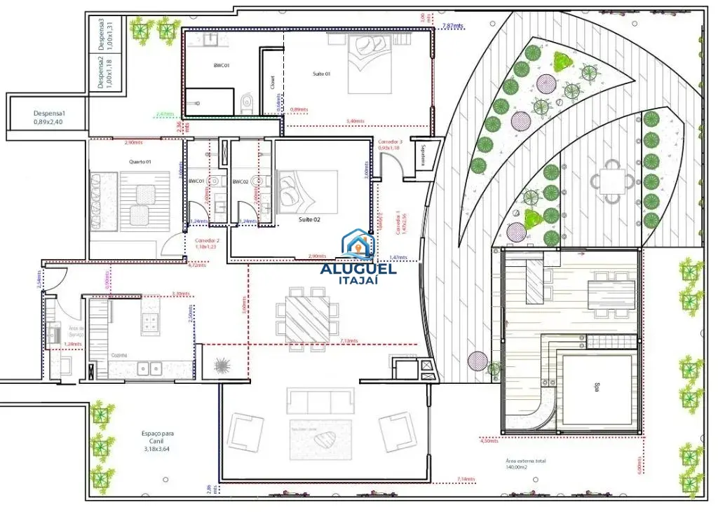 Casa para Venda em Itajaí no Vila Operária com 3 Quartos e 322m² | Academia / Ginásio e 2 Suítes - Foto 3